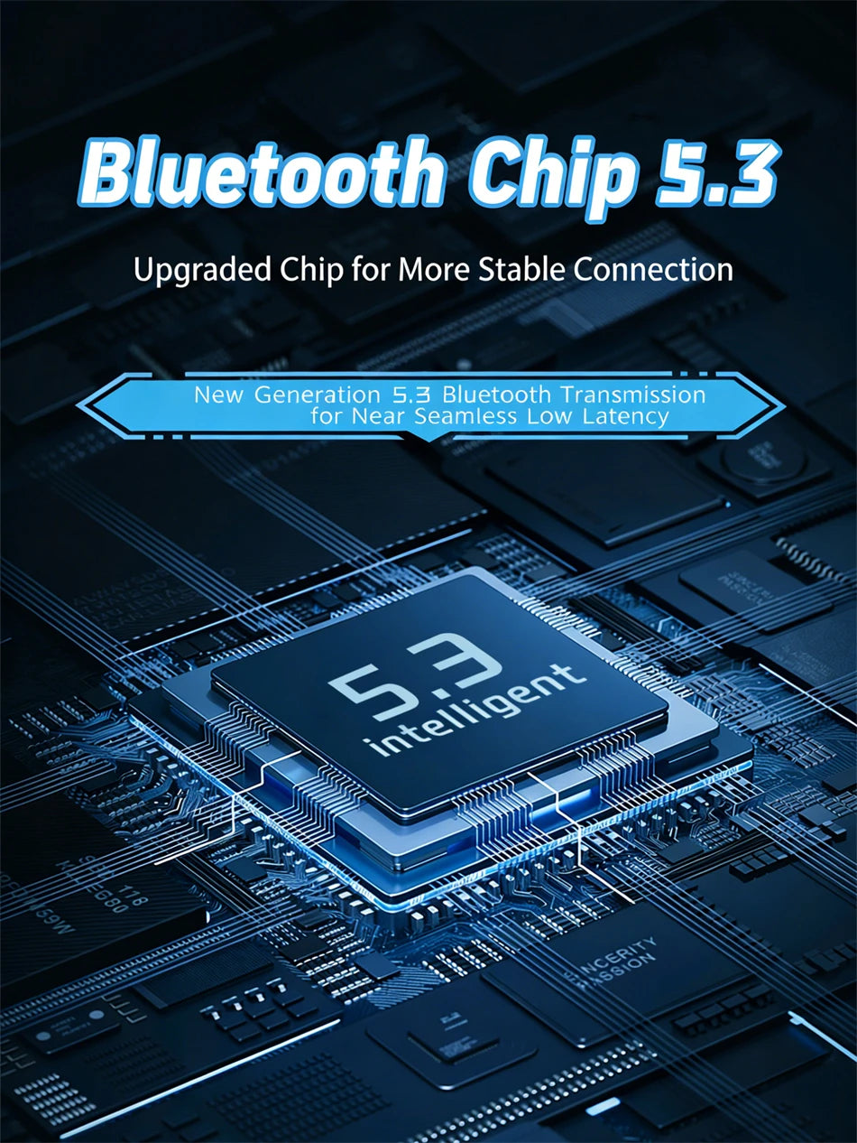 2026 New HOT Earphone Bluetooth 5.3 Headphones with Mic 9D Stereo Pro 6 Earbuds Dual Modes Music Game Wireless Headset Choice