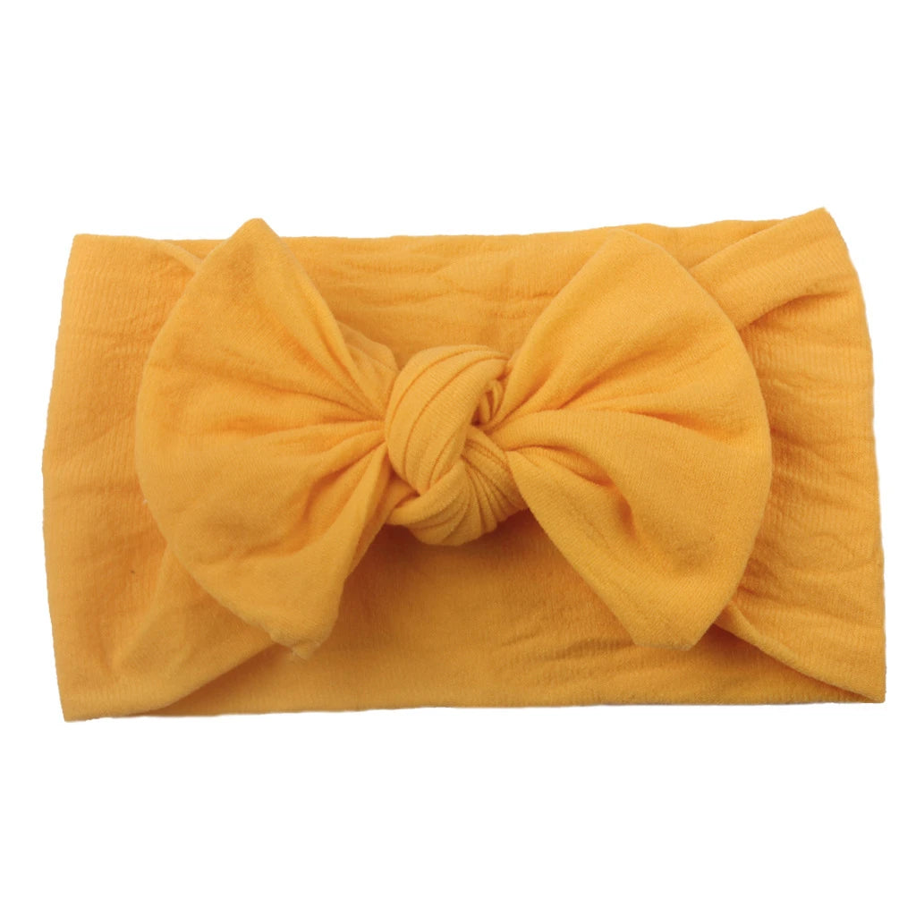 Baby Headband Girls Headwear Hair Accessory Bow Knot Bandage Infant Newborn Toddlers Clothes Kids Rabbit Ear Photo Props