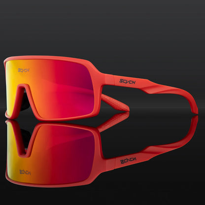 SCVCN Polarized Cycling Sunglasses Men Mtb Sports UV400 Photochormic Glasses Goggles Bicycle Bike Glasses Women Cycling Eyewear