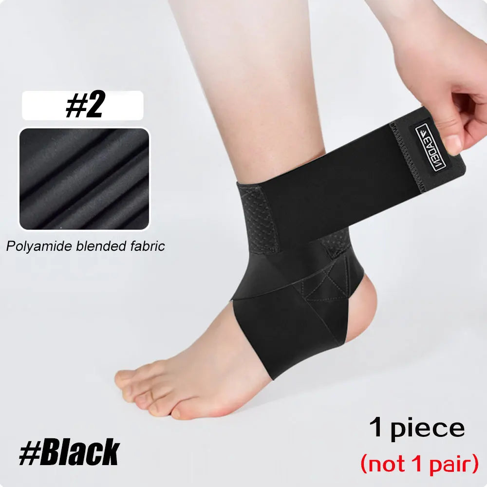 1 PCS Ankle Support Brace Women Men,Ankle Compression Sleeve with Adjustable Strap,Breathable Ankle Wrap for Ankle Stabilization
