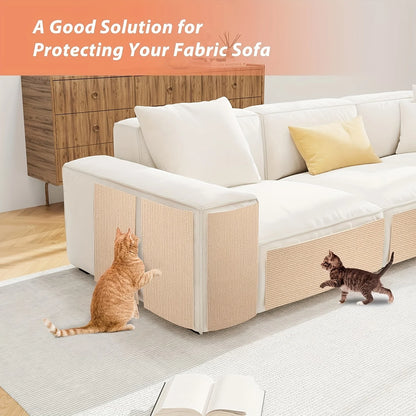 Trimmable Cat Scratching Mat Cat Scratcher Sofa Tape Scratching Post Self-adhesive Carpet Cats Scratch Board Cat Accessories