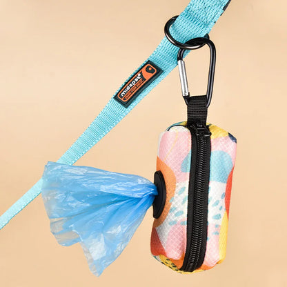 1pcs Colorful Design Dog Poo Bag Holder Dispenser Durable Use For Dog Leash Attachment (Without Poo Bag And Leash)