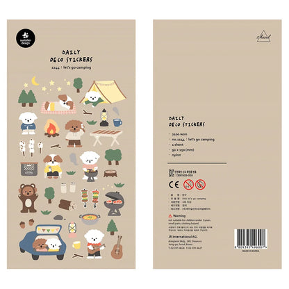 Korean Import Original Suatelier Collection Kawaii Daily Stickers Scrapbooking Diy Journal Stationery Sticker Deco Art Supplies