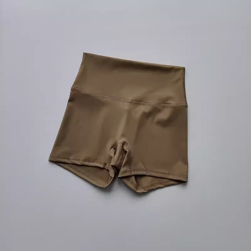 Summer Women's Yoga Shorts High Waist Sport Shorts Fitness Push-Up Tights Booty Short Pants Gym Shorts Cycling Shorts Female