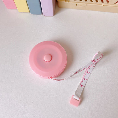 150 cm Cute Mini Soft Tape, Automatic Shrinking Tape Measure, Material Tape Measure, Plastic Tape Measure