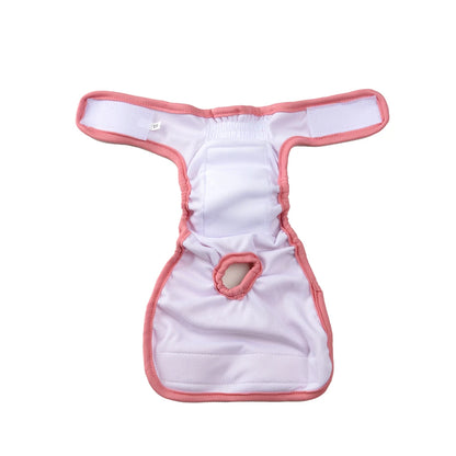 3Pcs Washable Female Dog Diapers Elastic Breathable Pet Nappies Reusable Pets Menstrual Period Panties For Small Medium Dogs Pug