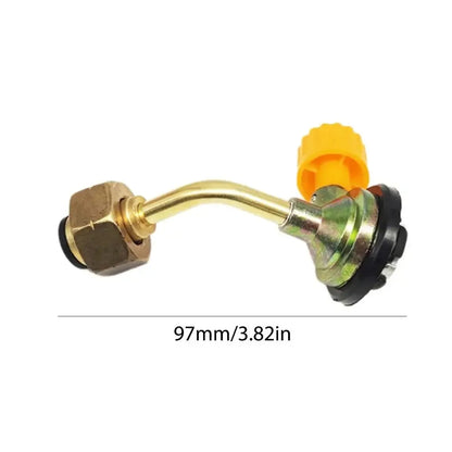 Valve Braided Hose Gas Refill Adapter Rubber Gas Refill Pipe Tube Cylinder Convertor Filling Tank Coupler Accessories Leakproof