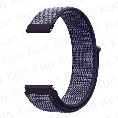 20mm 22mm Band For Samsung Galaxy Watch 6/5/4/5pro/4/6 Classic/active 2 Nylon loop sport bracelet huawei watch GT 4-2-2e-3 Strap