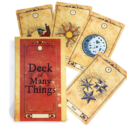 Deck of Many Things Card Game The Ultimate Tabletop Prop Full 22 card Deck of Many Things Adds And Extra Layer Of Excitement Pan