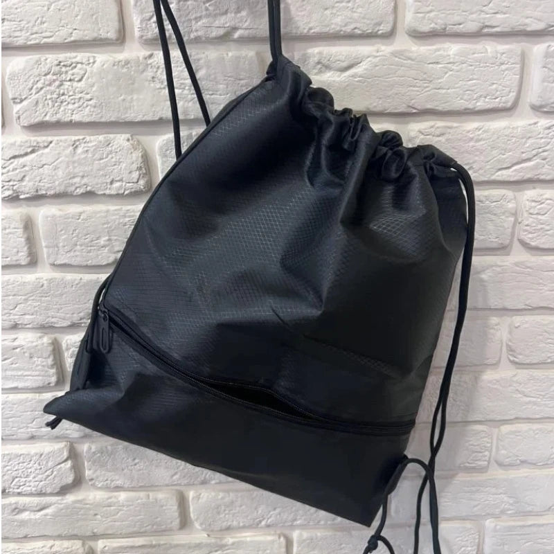 Unisex Drawstring Backpack – Lightweight Gym Bag, Travel Tote, School & Work for Men & Women | Minimalist Daily Carry All-in-One