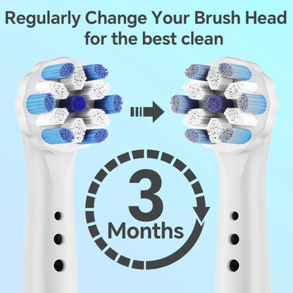 iO Replacement Toothbrush Heads Compatible with Oral B iO Electric Toothbrush, Brush Head for All iO Electric Toothbrushes Model