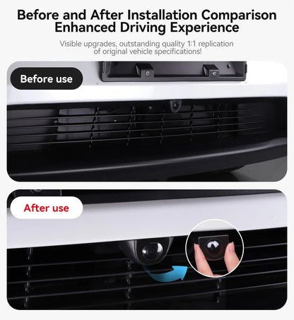 YZ Front Camera Protection for 2025 Tesla Model Y Juniper Car Accessories for Model Y L Lens Guard Anti Collision Waterproof