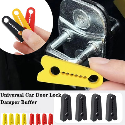 4/8pcs Car Door Shock Absorber Universal Car Door Buckle Soundproof Deadener Damper Cushion Anti-Vibration Buffer Pad