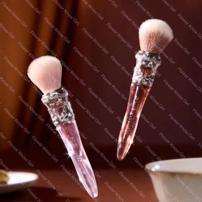 Flower Knows The Sweetie Bear Rounded Blush Brush  Loose Powder makeup Brushes