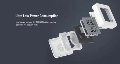 XIAOMI Thermometer 2 Mijia Electric Bluetooth Wireless Smart Hygrometer Thermometer Temperature Detection MI Mijia Home APP