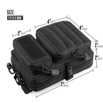 Tactical Molle Utility Pouch, EDC Tool Pouch Tactical Phone Pouches Mini Waist Pouches Medical EDC IFAK Pack Mini Design