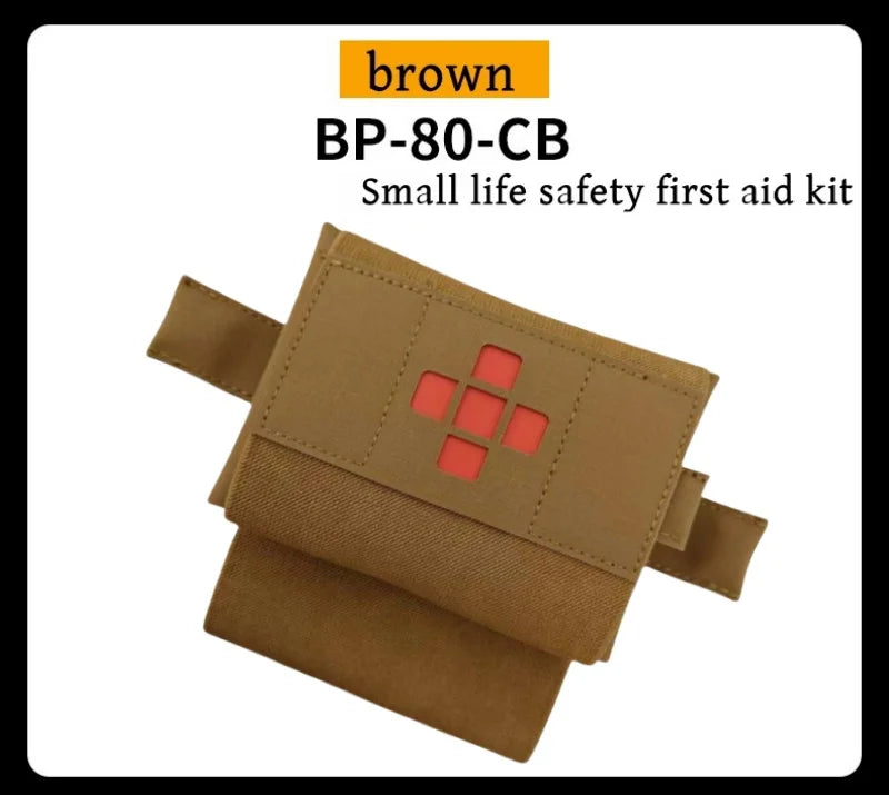 Micro trauma first aid kit, storage bag, trauma survival kit accessories