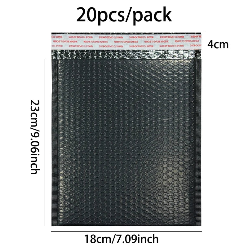 Pearlescent Bubble Mailers Padded Envelopes, Self-Adhesive Waterproof Shipping Bags with Foam Lining for Packaging and Mailing