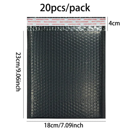 Pearlescent Bubble Mailers Padded Envelopes, Self-Adhesive Waterproof Shipping Bags with Foam Lining for Packaging and Mailing