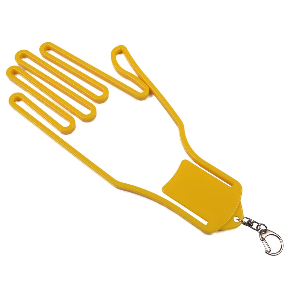 1pc Golf Gloves Stretcher Holder Keeper Hanger Gloves Support Frame Holder Rack Dryer Shaper Accessories Plastic with Metal Buck