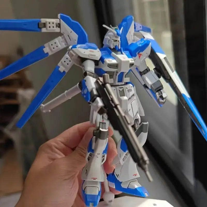 HG 1/144 RX-93-v2 Hi Nu Warrior Assemble The Model Action Figures Children'S Toy Trendy Play Desktop Decoration Gift Collectible