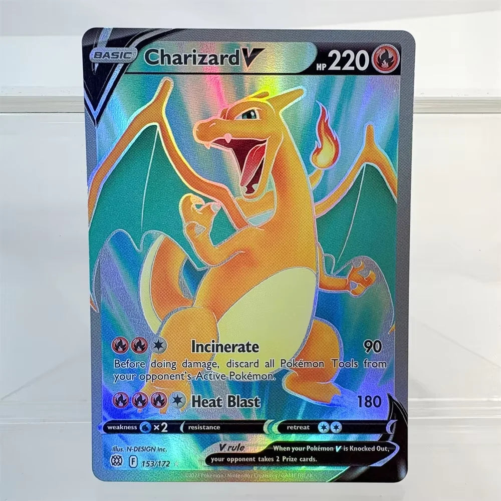 PKM Holographic Flash Proxy Cards Celebi Sylveon Vmax Calyrex Leafeon Charizard  PTCG PROXY Card The Best Gift for Collectors