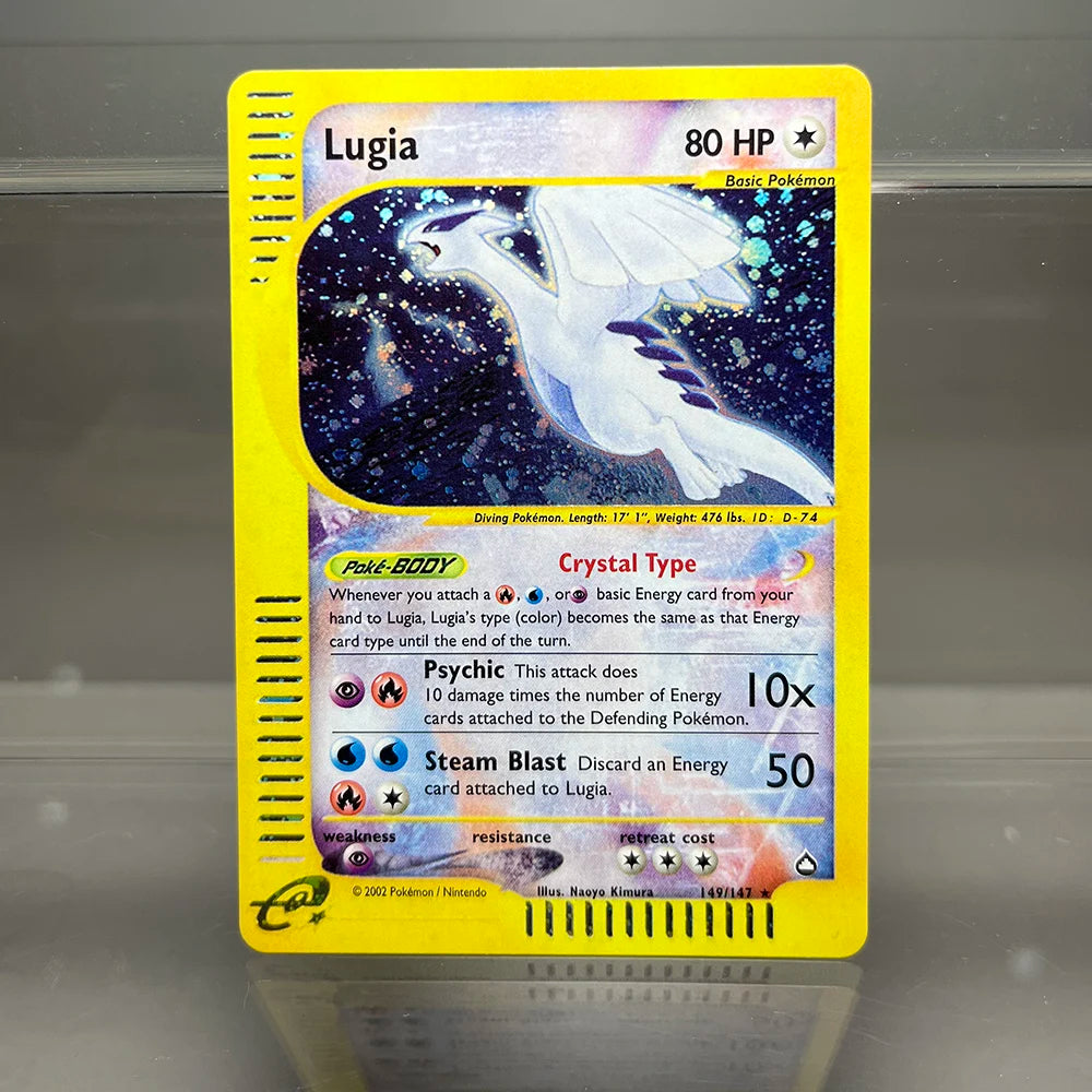 1996 PKMN 1st Edition Base Set Single Flash Cards Shining Charizard Lugia Wigglytuff Game Collection Cards PTCG Proxy Cards