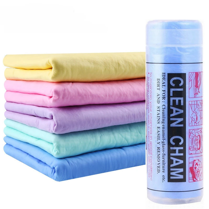 43*32cm PVA Car Wash Towel Soft Strong Absorbent Cleaner Car Accessories Auto Care Cleaning Cloth Hair Drying Deerskin Towels