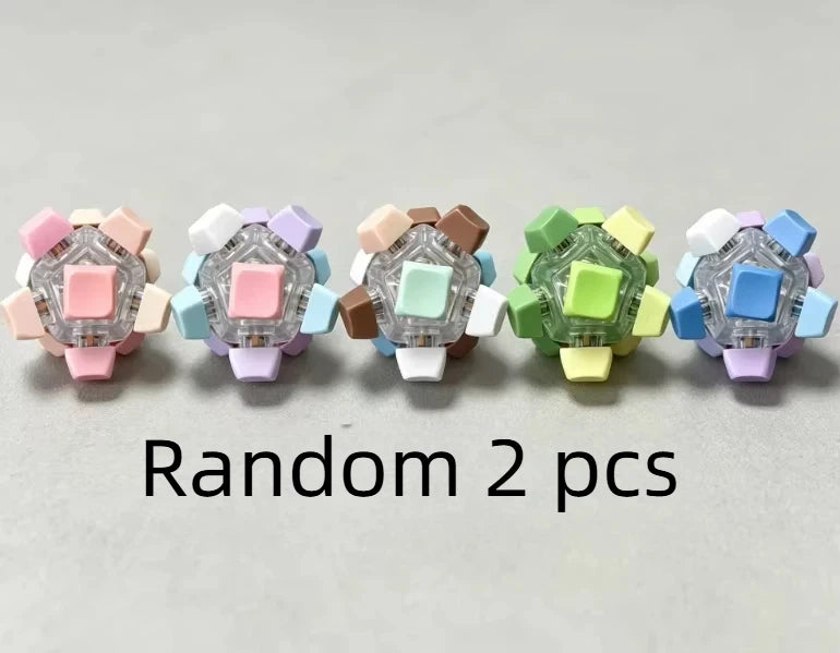 Decompression Button 12 Key Cube Ball Decompression Button Keyboard Ball Fingertip Press Button Axis Tester Toy Surprise