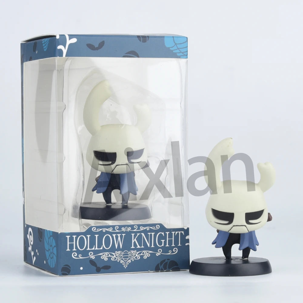 Aixlan 4PCS Set Hollow Knight Figure Hornet 6-9cm Cute Edition Hollow Knight PVC Action Figure Amine Collectible Figurine