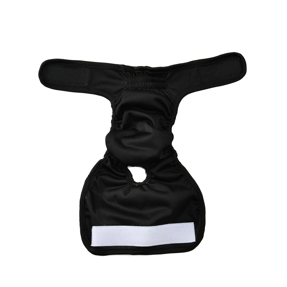 3Pcs Washable Female Dog Diapers Elastic Breathable Pet Nappies Reusable Pets Menstrual Period Panties For Small Medium Dogs Pug
