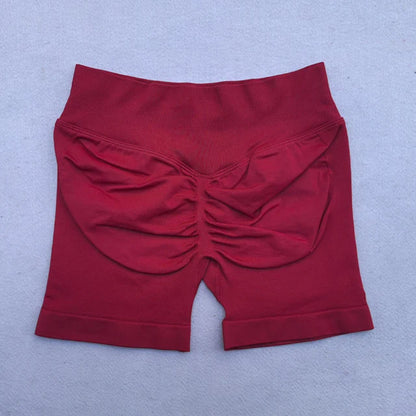 Shorts Women Seamless Yoga Shorts Scrunch Bum Gym Shorts Workout Low Waist Short Leggings Booty Stretch Running Shorts