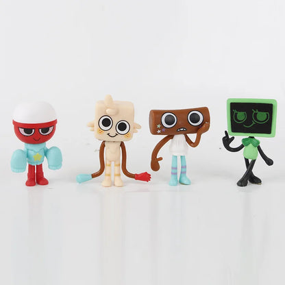 8pcs/set Cartoon Anime Figure PVC Collection Model Cute Doll Toys