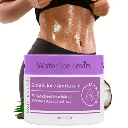 Sculpt & Tone Arm Firming Cream 100g, with 7% Rice Extract & Centella, Body Moisturizer for Skin Tightening, Fast Shipping