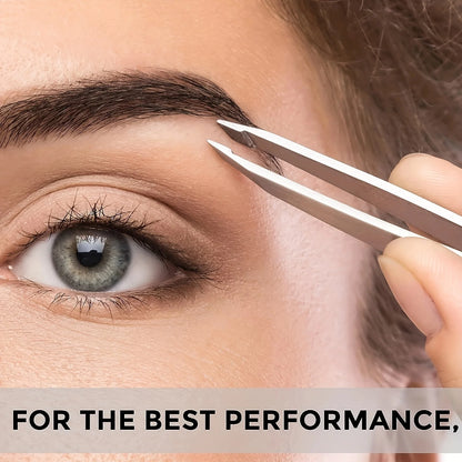 4Pcs Professional Stainless Steel Precision Tweezers - Expertly Crafted for Flawless Eyebrow Shaping, Facial Hair Removalv women