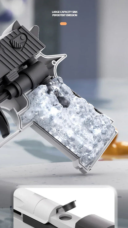 Mini Water Pistol Mechanical Continuous Firing Water Gun Summer Pool Shooting Watergun Manual Water Gun Outdoor Game Toys Gifts