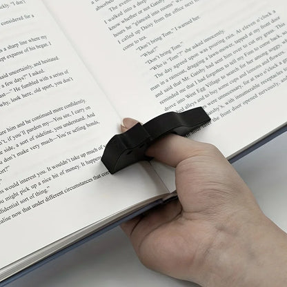Ergonomic Cat-Shaped Thumb Bookmark  Reading Aid  Page Holder  Prevents Hand Pressure, Sweat, and Slipping