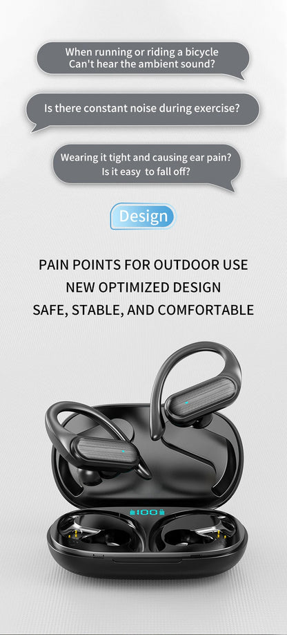 Wireless Bluetooth Headset HD Sound Quality Stereo Universal Headset Touch Light Low Price without the packaging box