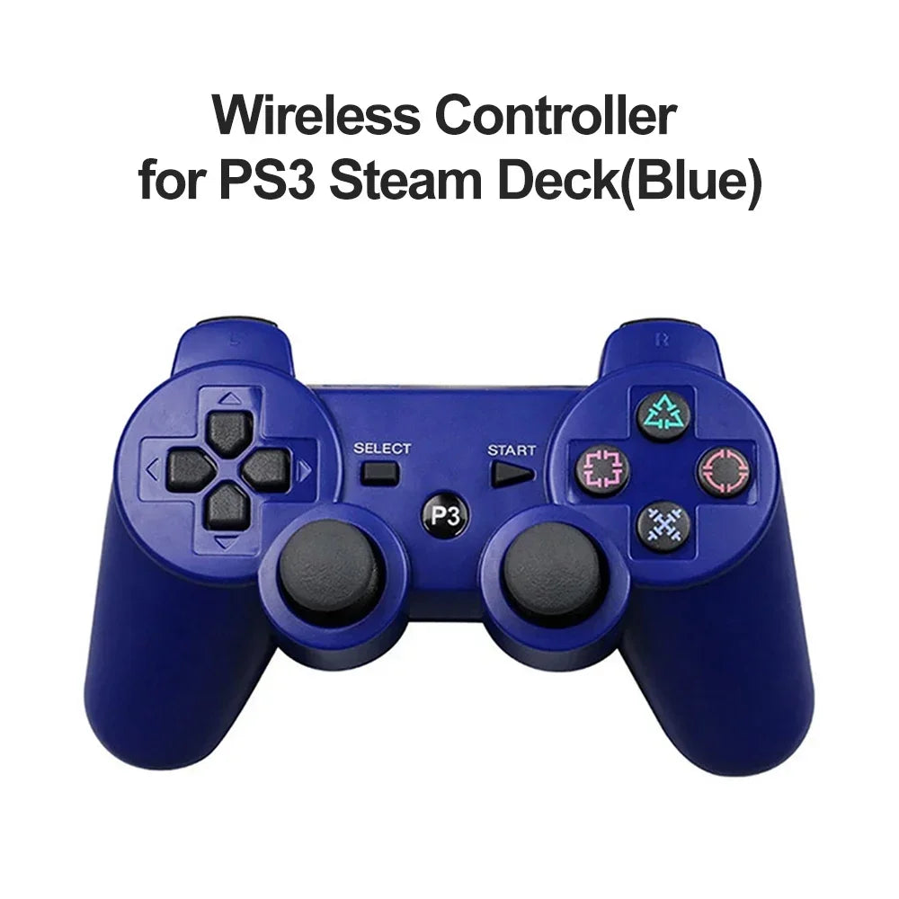 Bluetooth PS3 wireless gamepad gamepad vibration neutral wireless environmental protection ABS material snowflake button Perfect