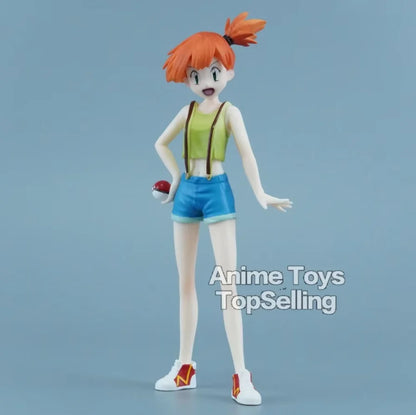13cm/5.1in Anime Pokemen Figure Ash Ketchum Action Figures Pvc Collection Model Toys for Children Gifts