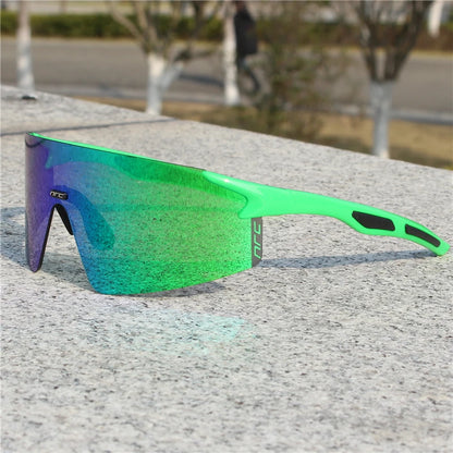 NRC Cycling Sunglasses 1lens UV400 TR90 Sports Bicycle Glasses MTB Mountain Bike Fishing Hiking Riding Eyewear for Men Women
