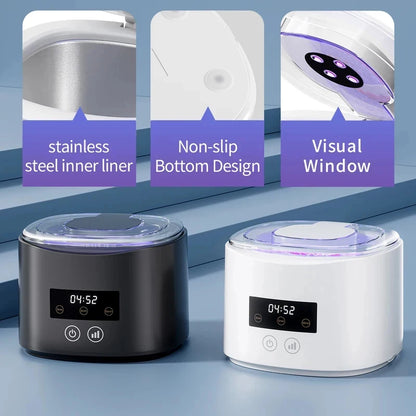 NEW HOT Small portable cleaning machine full-automatic household cleaning jewelry braces contact lens cleaner