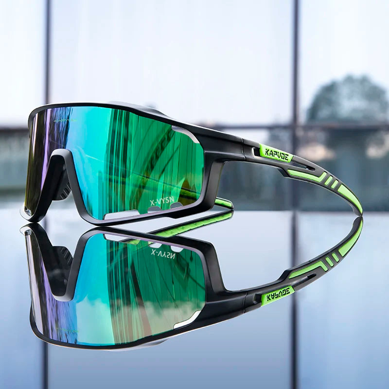 Kapvoe Cycling Glasses MTB Riding Running Sunglasses UV400 Skiing Fishing Climbing Goggles Man Woman Bike Bicycle Eyewear