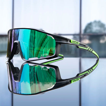Kapvoe Cycling Glasses MTB Riding Running Sunglasses UV400 Skiing Fishing Climbing Goggles Man Woman Bike Bicycle Eyewear