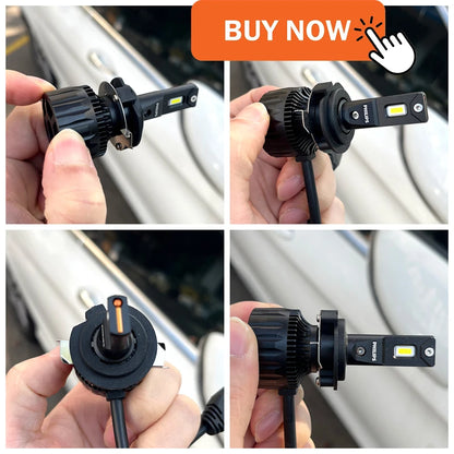 Philips Ultinon Rally 3551 LED H4 H7 H11 HB3/4 9006 9005 HIR2 Car Headlight 6500K White Max Power 50W Max Lumen 4500lm LED Bulb