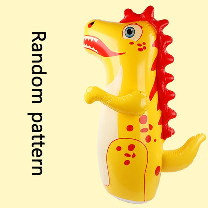 Tumbler Boxing Inflatable Standing Punching Bag Parent Child Toy for Boys Games Sport Dinosaur Model Kids Activity Outdoors Gift