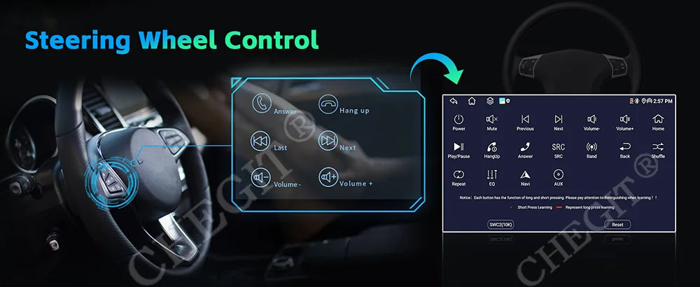 7 9 10"2 Din Car Audio Android 13 Android auto Wireless Carplay 64G Automotive Multimedia Player BT GPS Car intelligent Systems