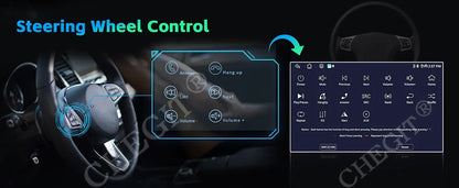 7 9 10"2 Din Car Audio Android 13 Android auto Wireless Carplay 64G Automotive Multimedia Player BT GPS Car intelligent Systems