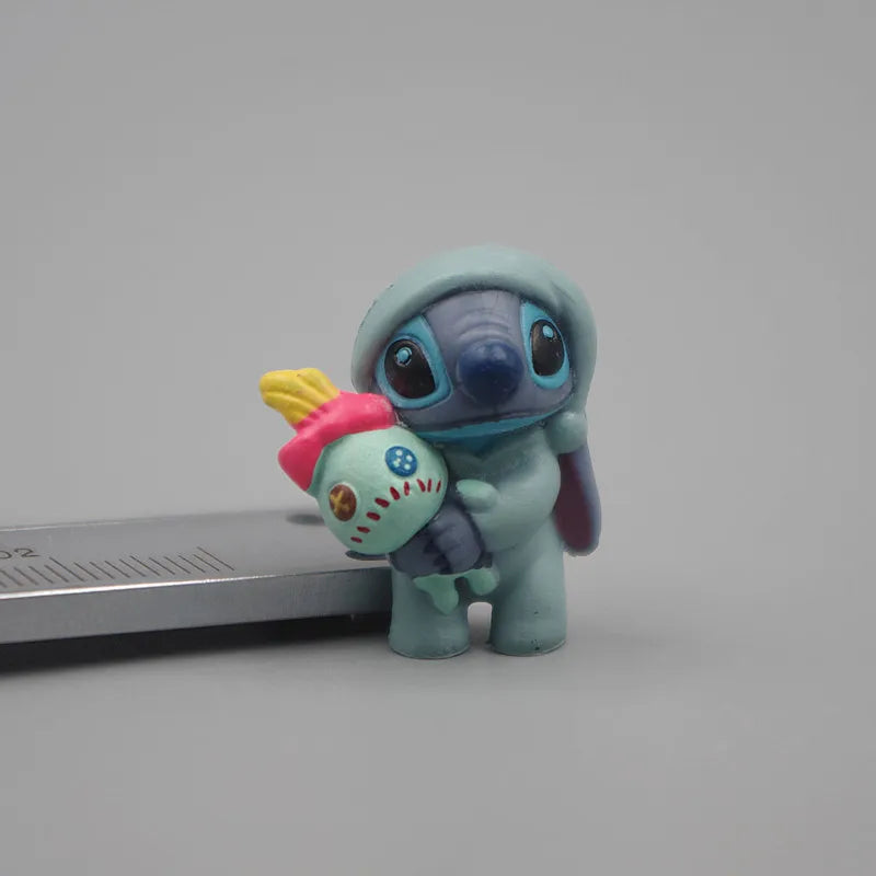 1set Stitch Cartoon Toy Doll Have 6 Different Dolls Give Away Boyfriend Anime Doll Necklace Pendant Birthday Gift Christmas Gift