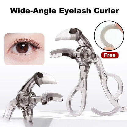 With Frameless Toothed Comb Eye Makeup Tool Professional Curling Tool Portable Wide-Angle Eyelash Clip Lasting Eyelash Curler